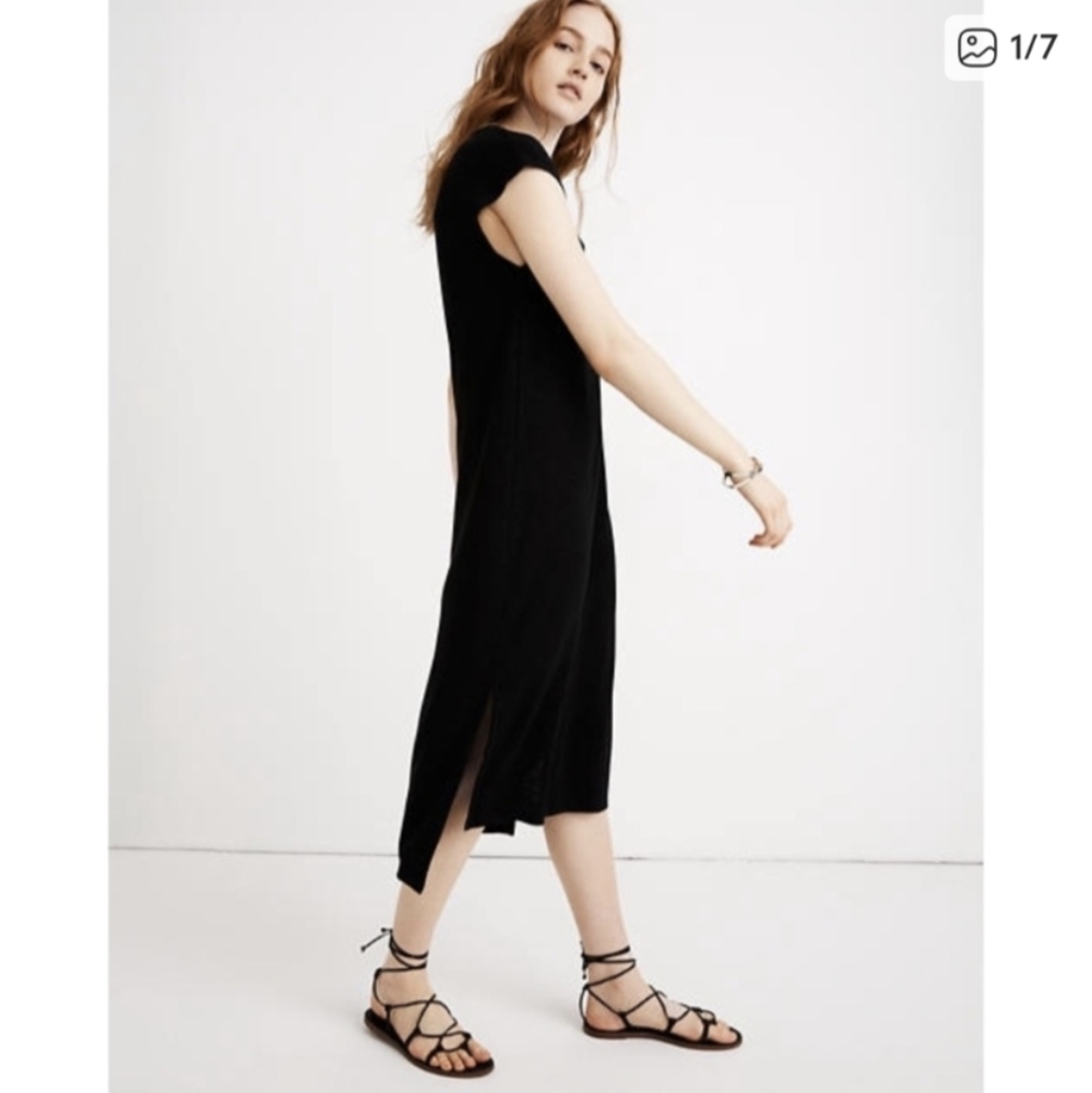 LAST WEEK, ✨4/$20 Madewell Midi Scoop Dress With Slits m